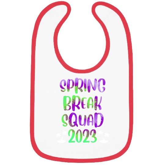 Spring Break Squad Summer Vacation Spring Break Bibs