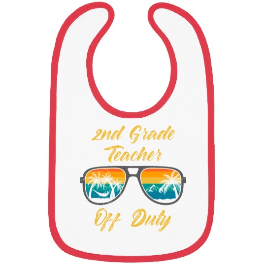 Second grade class teacher off duty school teacher Bibs