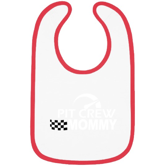 Pit Crew Mommy Race Car Birthday Party Family Gift Bibs