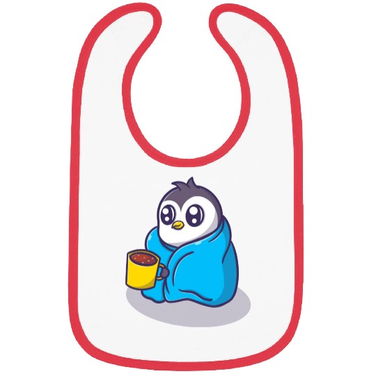 Cute penguin cartoon illustration Bibs