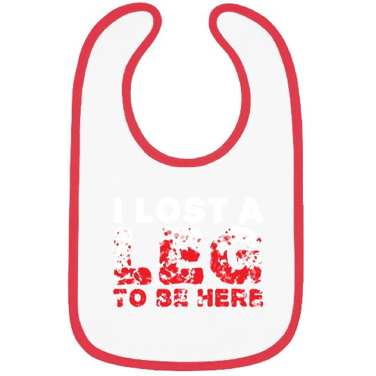 I Lost A Leg Amputee Bibs