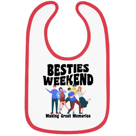 Funny Besties Weekend Trip 2023 Best Friend Vacay Bibs