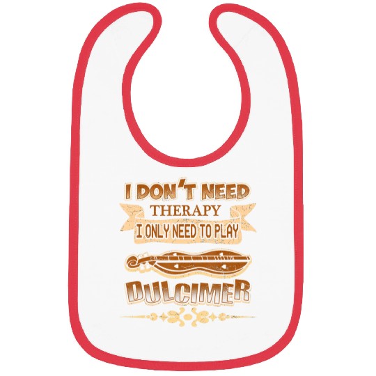 Dulcimer Lovers Guitar Funny Dulcimer Bibs
