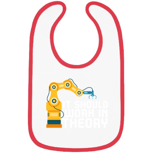 It Should Work In Theory Artificial Intelligence Bibs