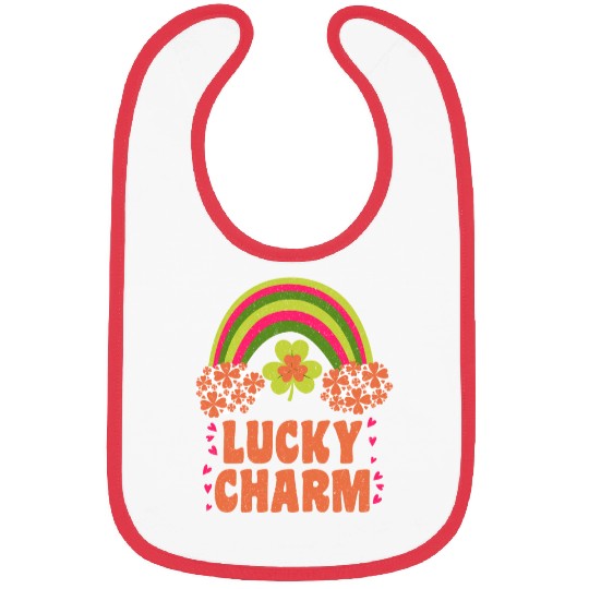 Lucky Charm Lucky Rainbow Bibs