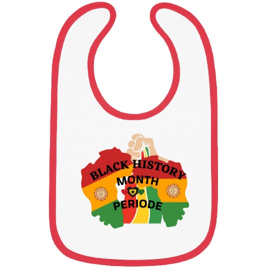 Black History Month Period Black History Month Bibs
