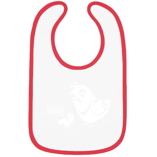 Novelty Bird and Worm Bibs