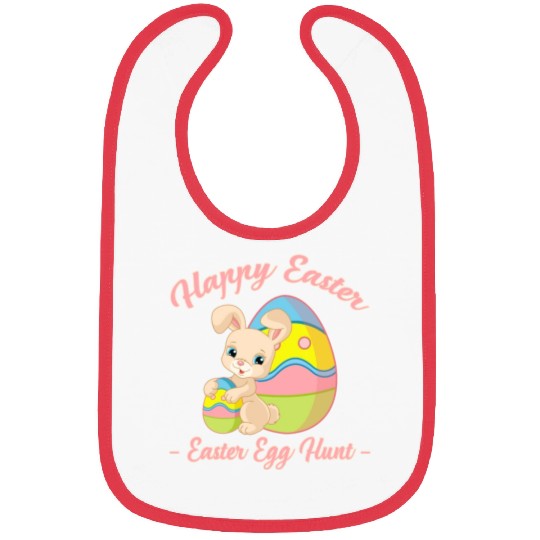 Happy Easter Egg Hunt Bunny Gift Bibs