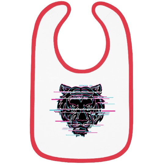 TIGER GLITCH Bibs