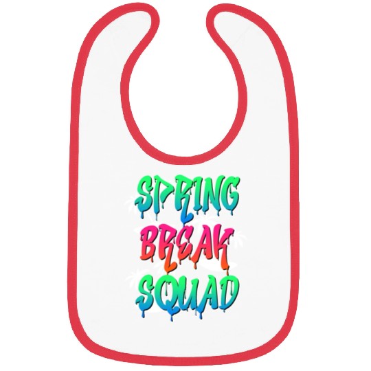 Spring Break Squad Summer Vacation Spring Break Bibs