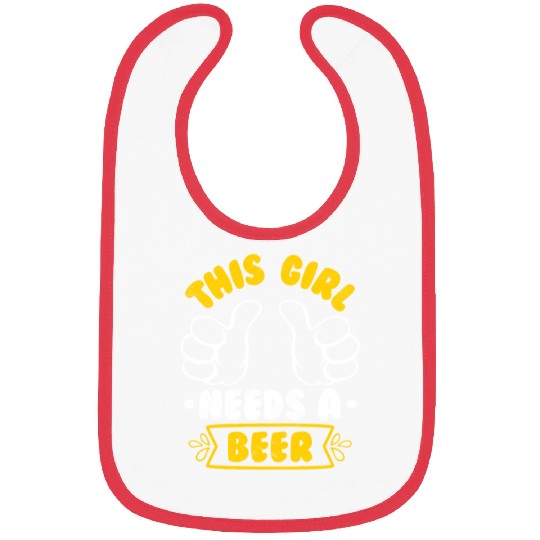 This girl needs a beer vacation Spring Break Bibs