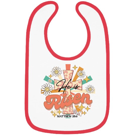 He is risen Mathew 28:06 Bibs