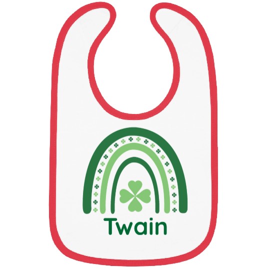 Twain Clover Charm Boho Rainbow Bibs