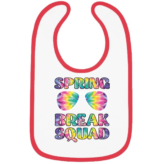 Spring Break Squad Summer Vacation Spring Break Bibs