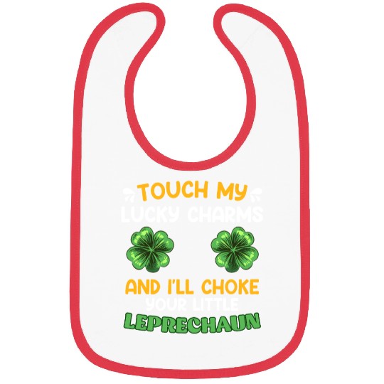 Funny St. Patrick's Day saying Lucky Charms Bibs