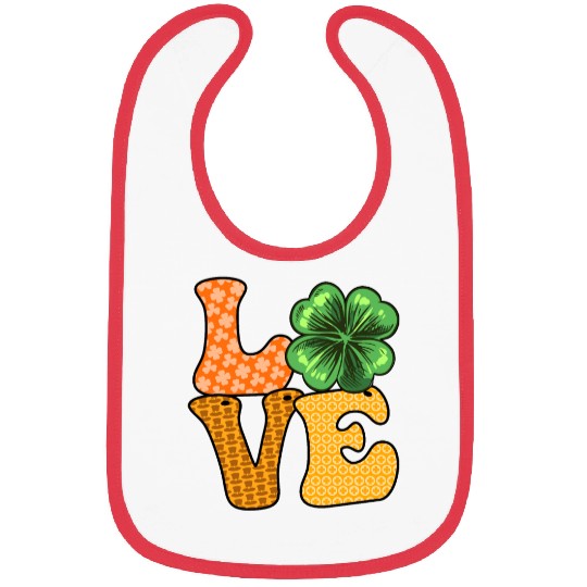 Irish love St. Patrick's Day Bibs