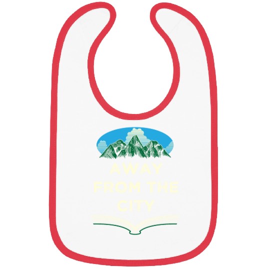 Away From the City Wildlife Camping Outdoor Camper Bibs