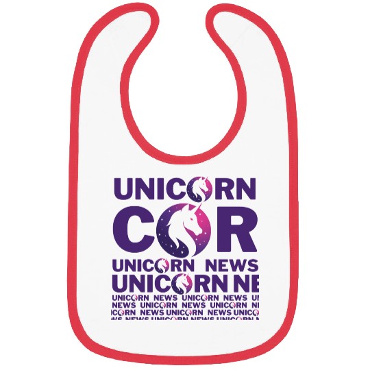 Unicorn News, Unicorn Lovers Bibs