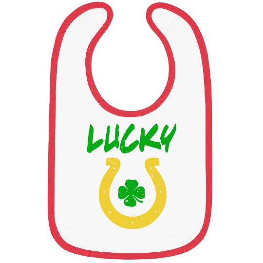 Luck St Patrick s Day Horse Shoe irish Bibs
