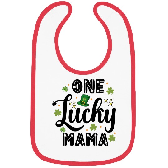 one Lucky mama Bibs