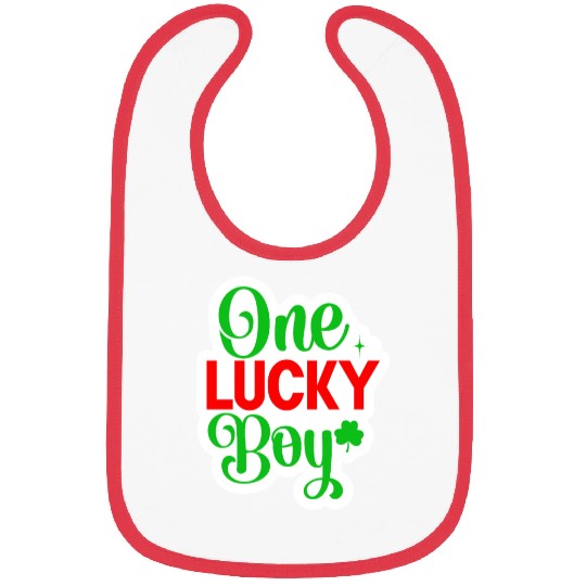 One Lucky Boy Bibs