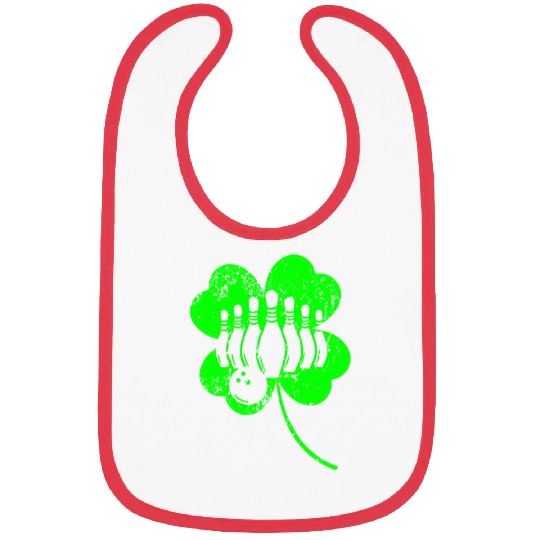 Bowling St. Patrick's day shamrock Bibs