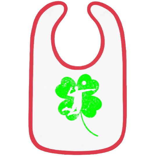 Volleyball St. Patrick's day shamrock Bibs