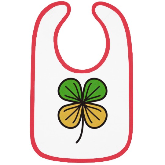 Patrick s day four leaf clover png Bibs
