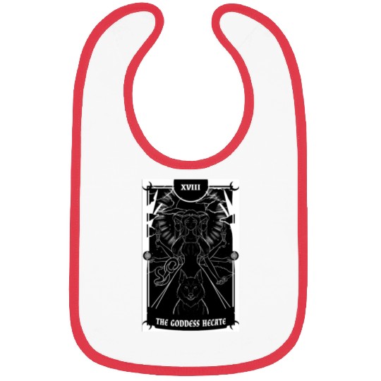 Anime Tarot Card Goddess Hecate Occult Gothic Witc Bibs