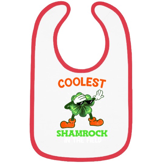 Coolest shamrock St. Patrick's Day Bibs