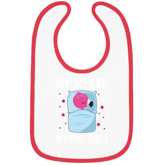 My Official Napping Bibs Flamingo Gift
