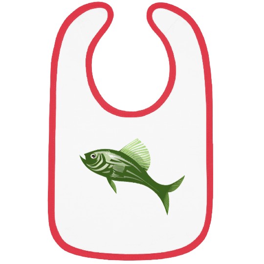 green fish Bibs