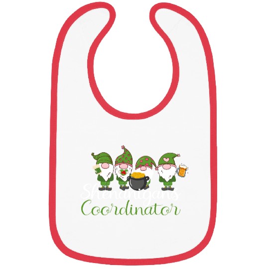 Shenanigans Coordinator St Patricks Day Gnomes Bibs