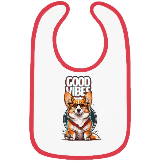 Corgi Good V Bibs
