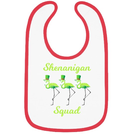 Shenanigans Squad St Patrick's Day Bibs