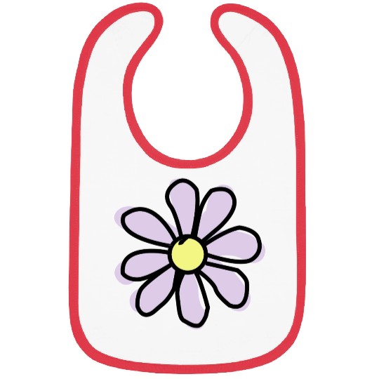Lavender Flower Bibs