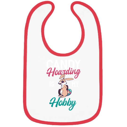 Happy Easter Motif Easter Eggs Funny Easter Bunny Bibs