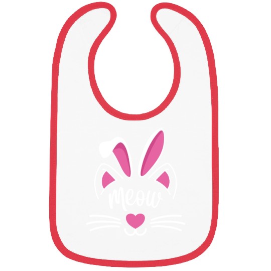 Happy Easter Motif Easter Eggs Funny Easter Bunny Bibs