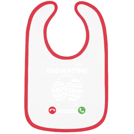 Happy Easter Motif Easter Eggs Funny Easter Bunny Bibs