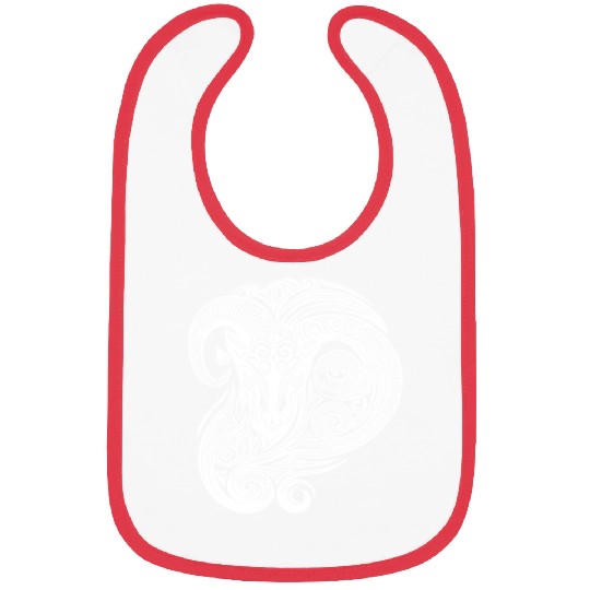 Elegant Capricorn Vintage T Tattoo Bibs