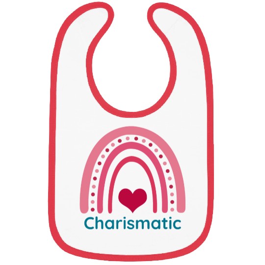 Charismatic Viva Magenta Boho Rainbow Bibs