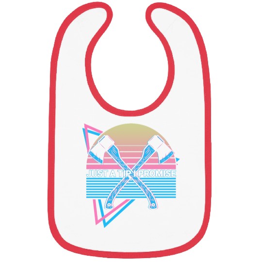 Funny Axe Throwing Ax Thrower Retro Bibs