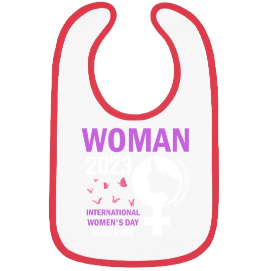 International Women's Day 2023 Embrace Equity Bibs