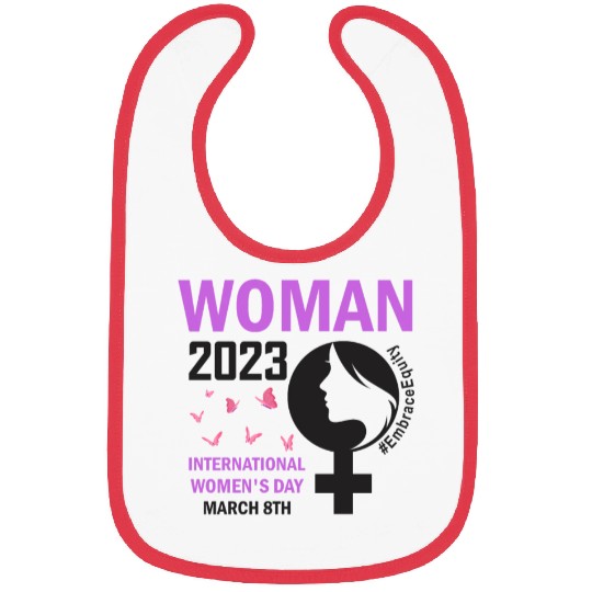 International Women's Day 2023 Embrace Equity Bibs
