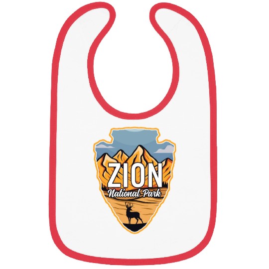 Zion US National Park Arrowhead Deer Mountains Bibs