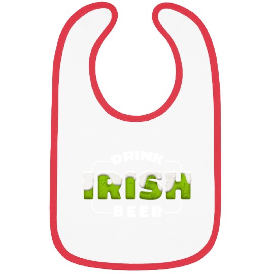 Drink Irish Beer, Green Beer, St Patricks Day Bibs