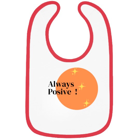 positive attitude Bibs