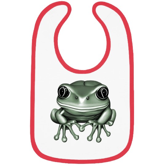 cute frog green Bibs