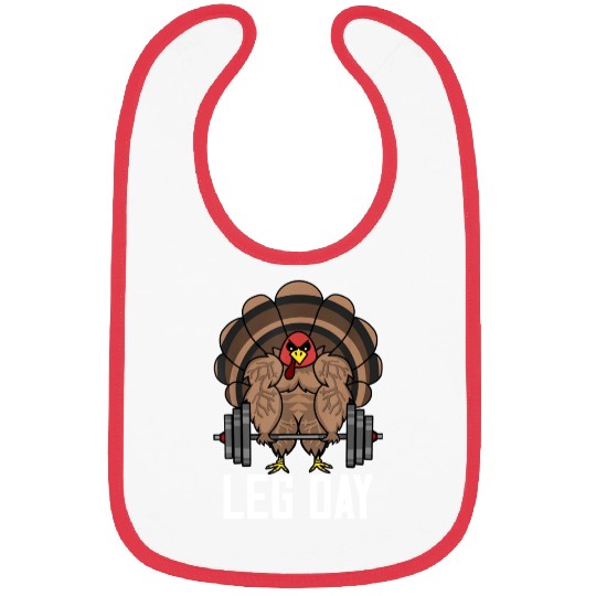 Turkey Gym Wourkout Funny Bibs