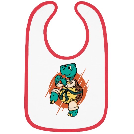 Karate turtle Bibs